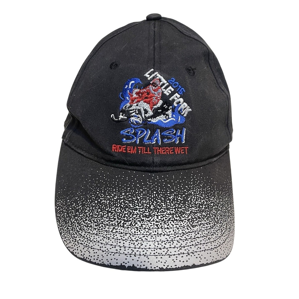 Black Snowmobile Dirty Joke Trucker Baseball Hat Cap‎ Ride Em Till Their Wet Y2K